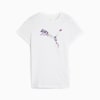 T-shirt à logo Cat fleuri GRAPHICS Femme, PUMA White, small