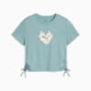 FLAMING LOVE Knotted Tee Youth, Modern Mint, small