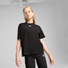 Młodzieżowa koszulka Essentials Boxy, PUMA Black, small