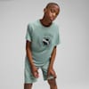 T-shirt grafica Active Sports Poly per ragazzi, Green Moon, small