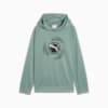 Active Sports Graphic Poly Hoodie Youth, Green Moon, small