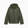Essentials Hooded Padded Jacket Youth, Dark Olive, small