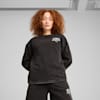 PUMA CLASS Women's Comfort Washed Crew, PUMA Black, small-AUS