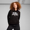 PUMA CLASS Women's Relaxed Hoodie, PUMA Black, small-AUS
