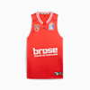 Bamberg Men's Game Basketball Jersey II, PUMA Red, small