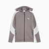 EVOSTRIPE Full-Zip Hoodie Youth, Cast Iron, small