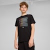 Essentials Logo Lab Tee - Youth 8-16 years, PUMA Black, small-AUS