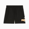 Essentials Logo Lab Summer Woven Shorts Youth, PUMA Black, small