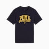 PUMA Class T-shirt met print voor jongeren, New Navy, small