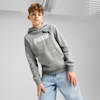 ESSENTIALS 2 Colour No. 1 Logo Hoodie - Youth 8-16 years, Medium Gray Heather, small-AUS