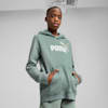 ESSENTIALS 2 Colour No. 1 Logo Hoodie - Youth 8-16 years, Green Moon, small-AUS
