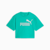 Essentials 2 Colour No. 1 PUMA Logo Tee - Youth 8-16 years, Aquatic, small-AUS