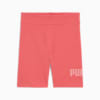 Essentials 2 Colour No.1 Logo Short Leggings Youth, Peach Frost, small-SEA