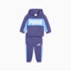 Minicats Essentials Block Hooded Set - Infants 0-4 years, Blue Crystal, small-AUS