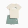 Minicats Essentials Tee and Shorts Set Toddler, Alpine Snow, small