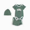 Minicats PUMA Class Newborn 3-Piece Set Toddler, Green Moon, small