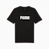 Áo Thun Logo Essentials Nam, PUMA Black, small-VNM