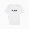 Essentials Logo Tee Men, PUMA White, small-THA
