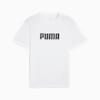 Essentials Men's Logo Tee, PUMA White, small-AUS