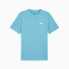 เสื้อยืดคอกลม Essentials โลโก้ขนาดเล็กสำหรับผู้ชาย, Dusty Aqua, small-THA