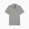 ESSENTIALS Men's Small Logo Pique Polo, Medium Gray Heather, small-AUS