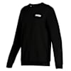 Essentials Full-Length Men's Crew Neck Sweatshirt, PUMA Black, small-NZL