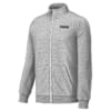 ESS Men's Fleece Track Jacket, Medium Gray Heather, small-AUS