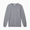 Wardrobe Essentials Suede Crew Men, Medium Gray Heather, small