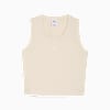PUMA Elevated Essentials Women's Ribbed Tank Top, Alpine Snow, small
