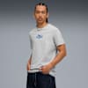 Graphic PUMA Wording Tee Men, Light Gray Heather, small