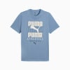 Graphic Stacked Graphic T-Shirt Herren, Cool Blue, small