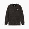 Essentials Elevated Men's Relaxed Wash Crew Sweatshirt, PUMA Black, small-AUS