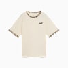 T-shirt con stampa animalier Essentials da donna, Alpine Snow, small