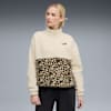 Felpa girocollo con stampa animalier Essentials da donna, Alpine Snow, small