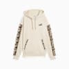 Essentials Animal Print Comfort Hoodie Women, Alpine Snow, small