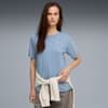 Essentials Elevated Relaxed Wash Tee Women, Cool Blue, small