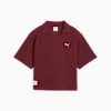 PUMA Class Relaxed Polo Tee Women, Ruby Shimmer, small-SEA