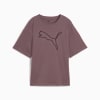 HER Relaxed Graphic Tee Women, Raisin, small-SEA