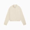 HER Relaxed Half-Zip Crew Women, Alpine Snow, small-SEA