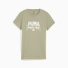 Graphic Varsity Tee Women, Lux Army, small-SEA