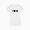 Essentials Logo Tee Women, PUMA White, small-THA