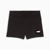 Essentials Small Logo 4'' Shorts Women, PUMA Black, small-SEA