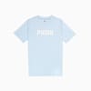 Essentials Logo Tee Youth, Icy Blue, small-SEA