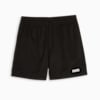 Essentials Logo Youth Woven Shorts 5", PUMA Black, small-NZL