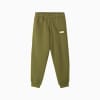 Essentials Logo Fleece Sweatpants Youth, Olive Green, small-NZL