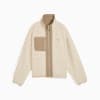 Reversible Hybrid Sherpa Jacket Women, Alpine Snow, small