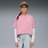Tweenerverse Knotted Tee Youth, Poised Pink, small-SEA
