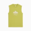 Palm Resort Graphic Slim Tanktop Damen, Sea Kelp, small