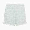 ESSENTIALS GRAPHIC Women's High-Rise 5" Shorts, Modern Mint-AOP, small