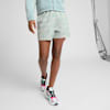 ESSENTIALS GRAPHIC Women's High-Rise 5" Shorts, Modern Mint-AOP, small
